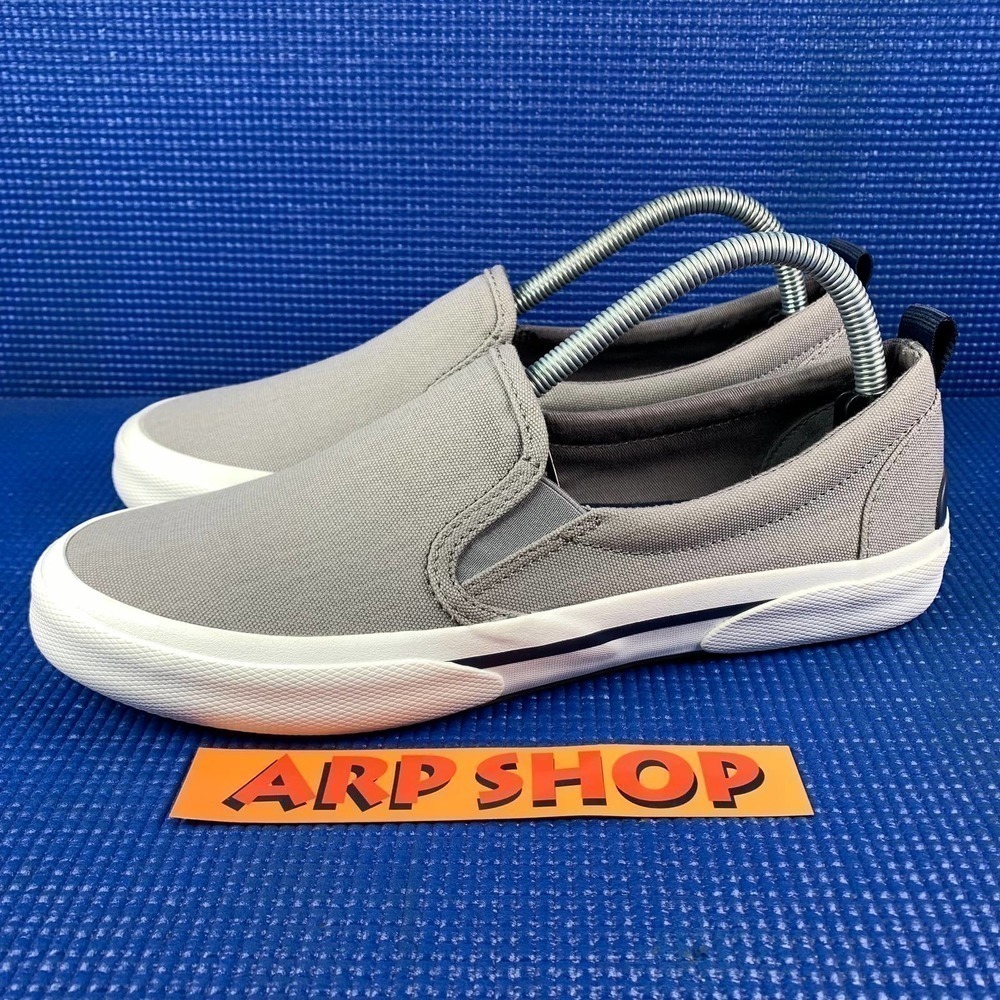 Sperry Pier Wave Twin Gore Women`S Size 9.5 Grey White Comfort Shoes Sts 85780